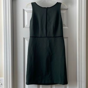 Ann Taylor LOFT Sleeveless Shift Dress Size 4P Dark Green